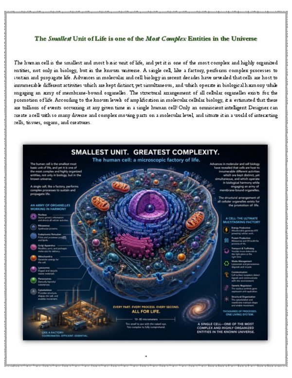 (PDF) The Smallest Unit of Life is one of the Most Complex Entities in ...