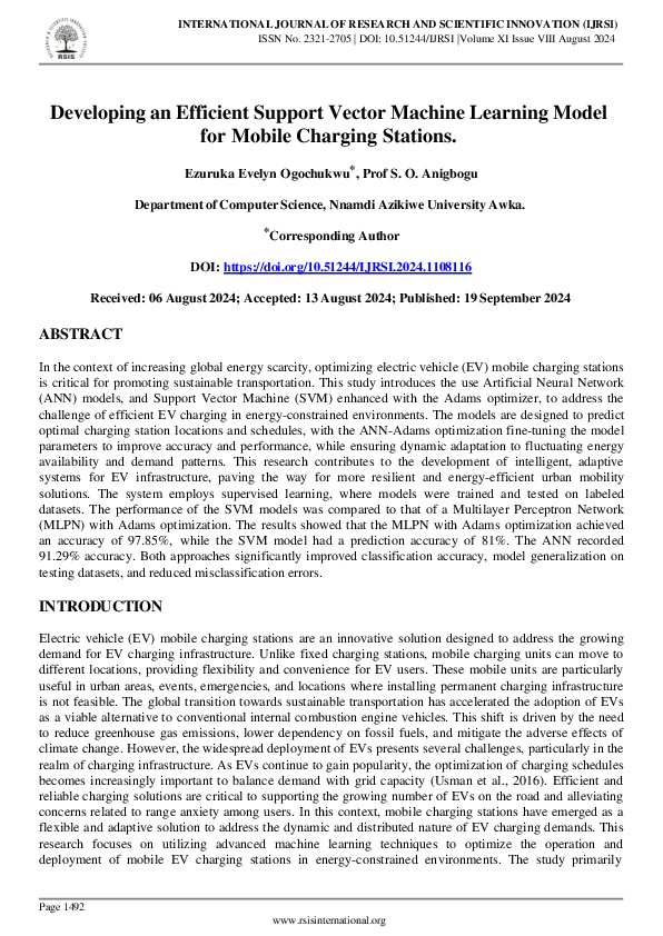 (PDF) Developing an Efficient Support Vector Machine Learning Model for ...