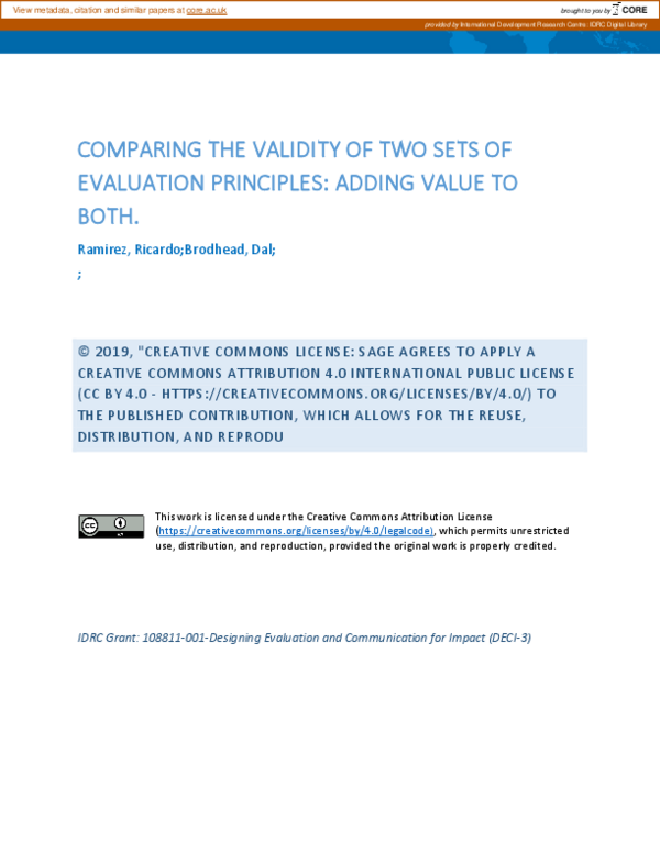 (PDF) Comparing the Validity of Two Sets of Evaluation Principles ...