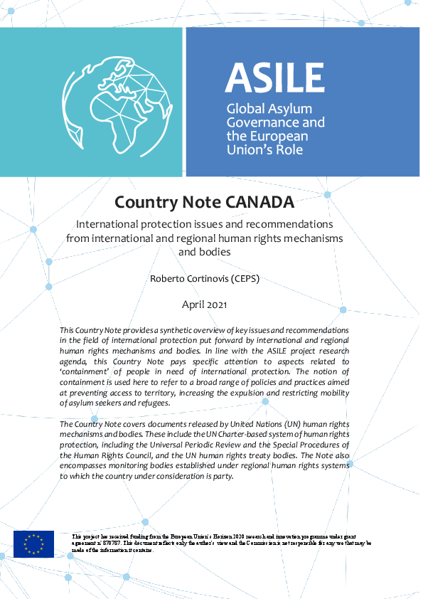 (PDF) Country Note CANADA