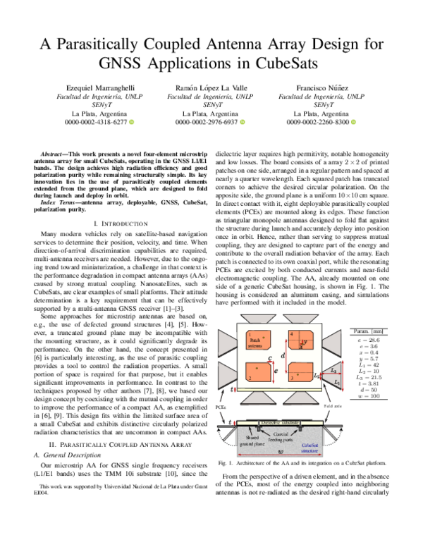 (PDF) A Parasitically Coupled Antenna Array Design for GNSS ...