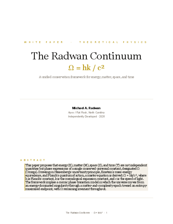 (PDF) Radwan continuum