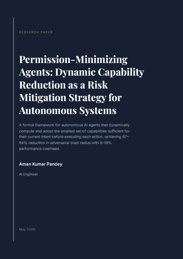 (PDF) Permission-Minimizing Agents: Dynamic Capability Reduction as a ...