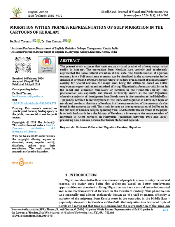 (PDF) Migration Within Frames: Representation of Gulf Migration in the ...