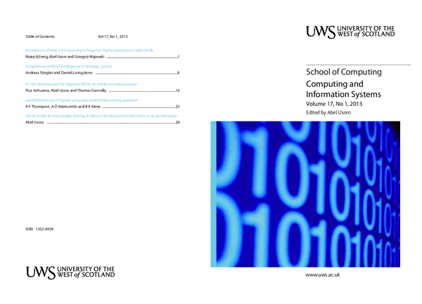 (PDF) Acceptance of Web 2.0 in learning in Nigerian higher education: a ...