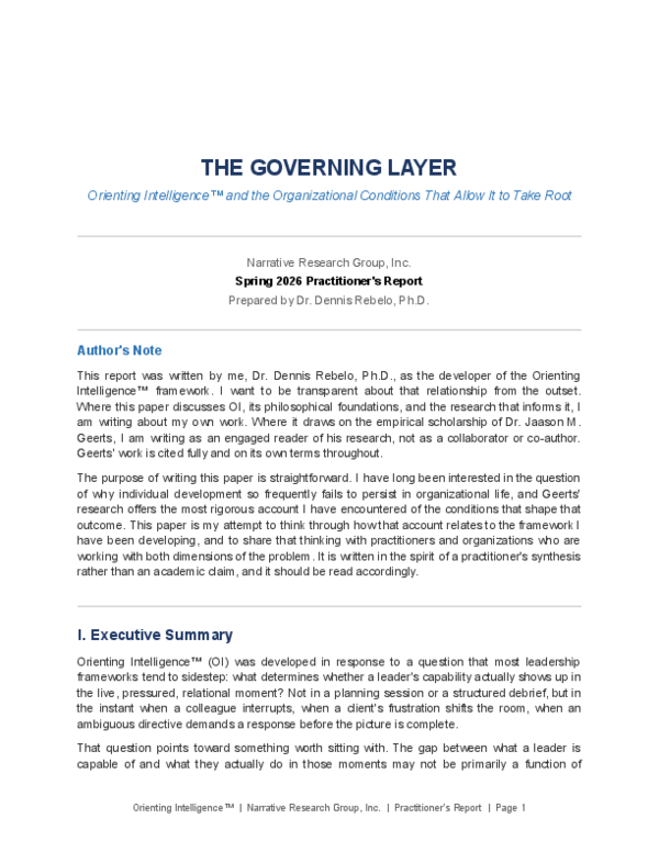 (PDF) THE GOVERNING LAYER