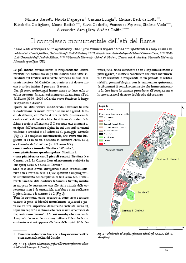 (PDF) Bassetti et al. 2024, Il complesso monumentale dell’età del Rame