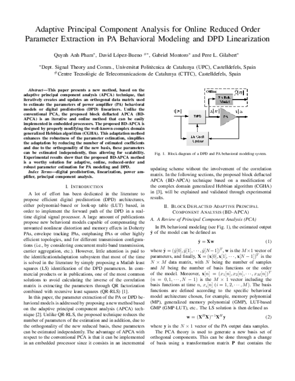 (PDF) Adaptive Principal Component Analysis for Online Reduced Order ...