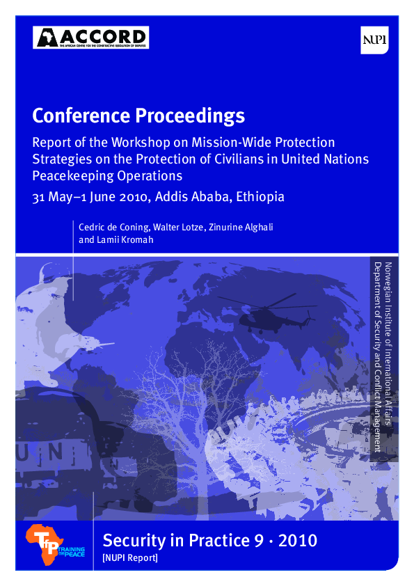 (PDF) Conference Proceedings: Report of the Workshop on Mission-Wide ...