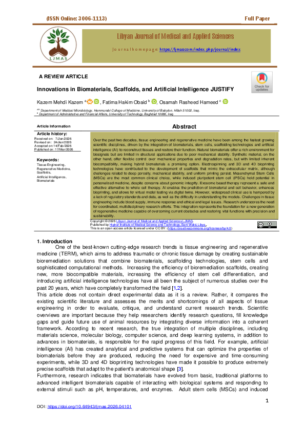 (PDF) Libyan Journal of Medical and Applied Sciences