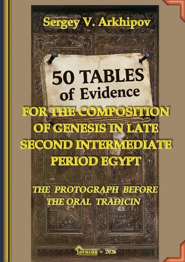 (PDF) 50 Tables of Evidence for the Composition of Genesis in Late ...