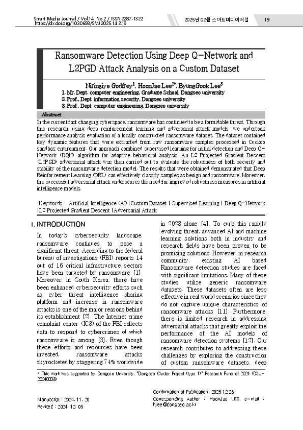 (PDF) Deep Reinforcement Learning and Adversarial Attack Analysis for ...
