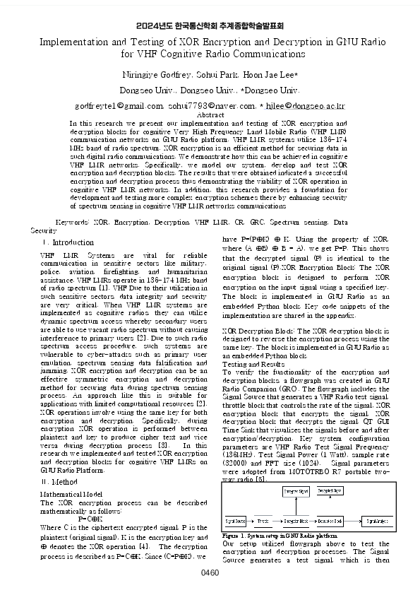 (PDF) Implementation and Testing of XOR Encryption and Decryption in ...