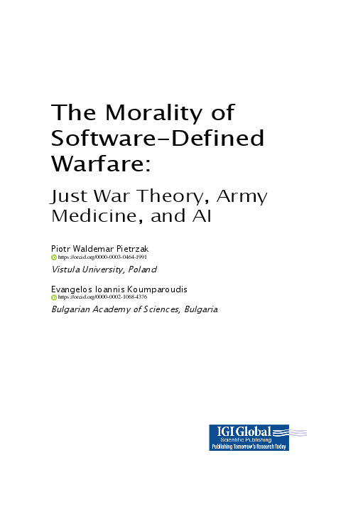 (PDF) The Morality of Software-Defined Warfare: Just War Theory, Army ...