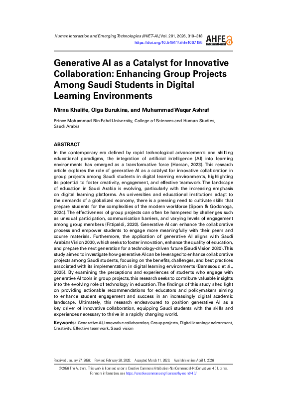 (PDF) Generative AI as a Catalyst for Innovative Collaboration ...