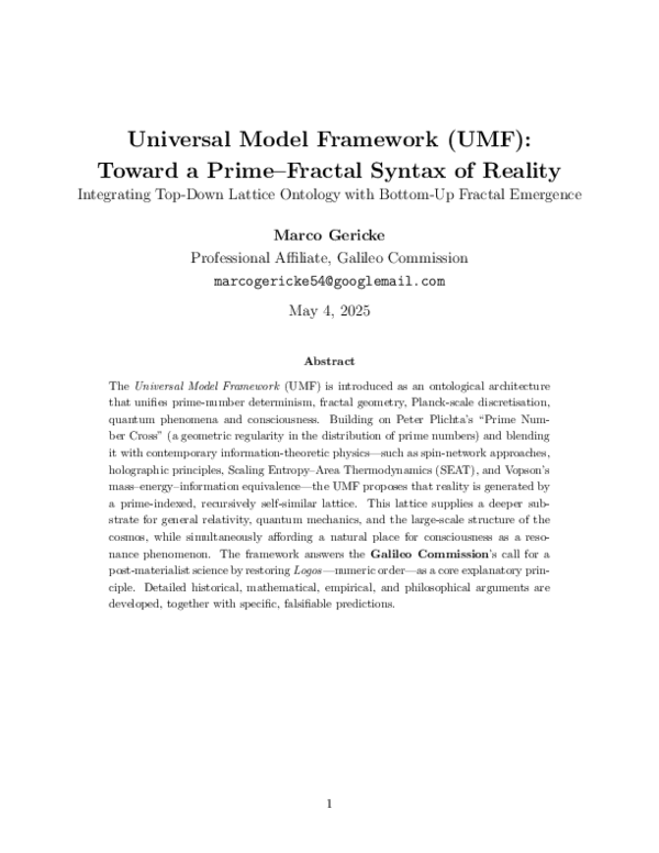 (PDF) Toward a Prime-Fractal Syntax of Reality: The Universal Model ...