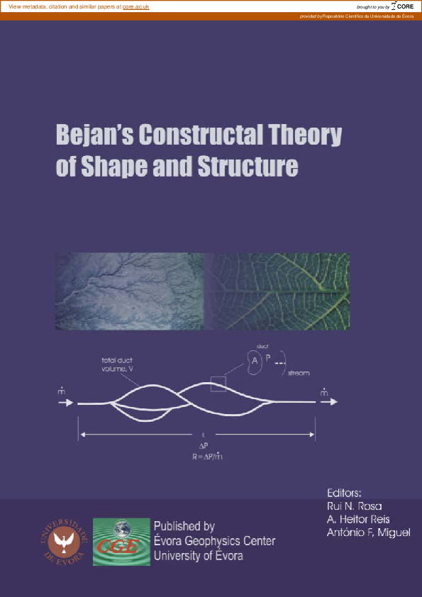 (PDF) Bejan's constructal theory of shape and structure