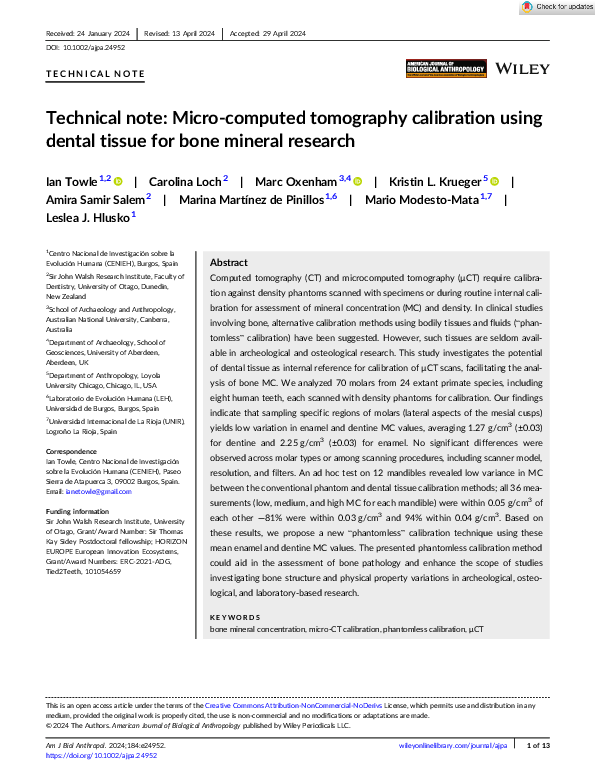 (PDF) Technical note: Micro-computed tomography calibration using ...