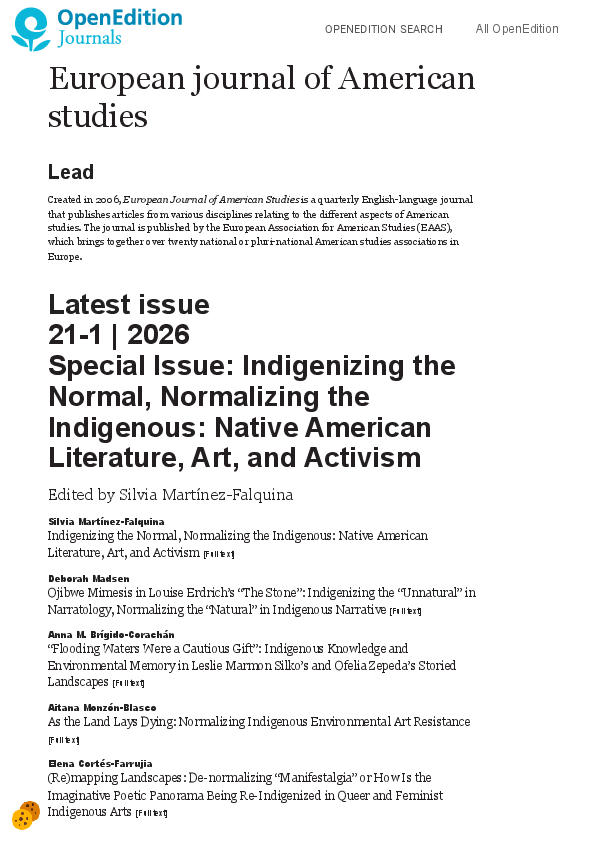 (PDF) Indigenizing the Normal, Normalizing the Indigenous: Native ...