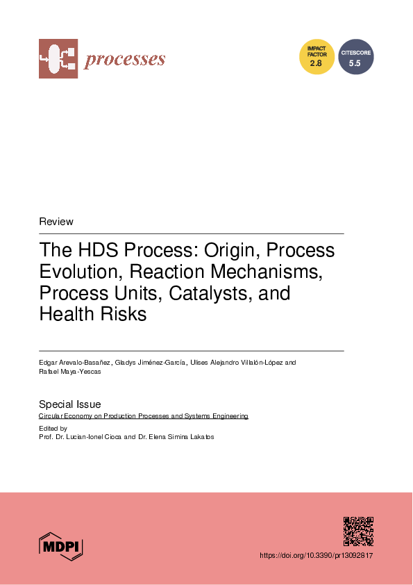 (PDF) The HDS Process: Origin, Process Evolution, Reaction Mechanisms ...