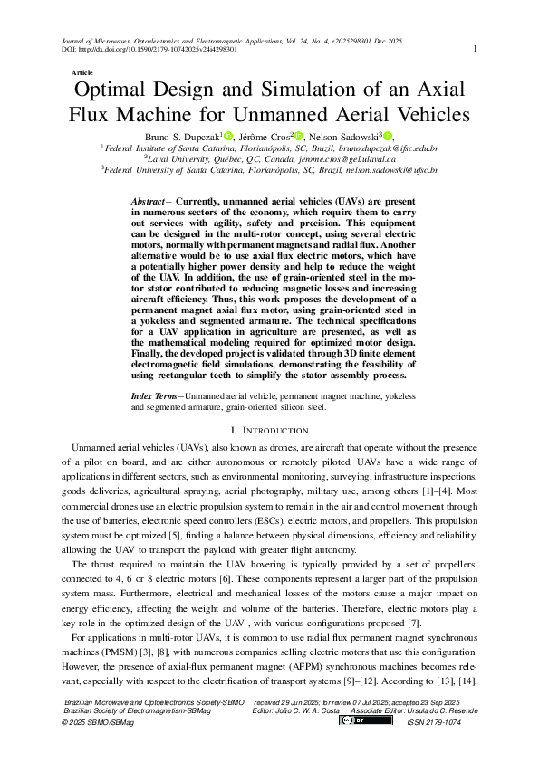 (PDF) Optimal Design and Simulation of an Axial Flux Machine for ...