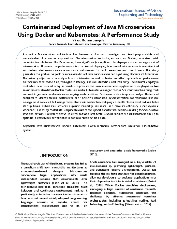 (PDF) Containerized Deployment of Java Microservices Using Docker and ...