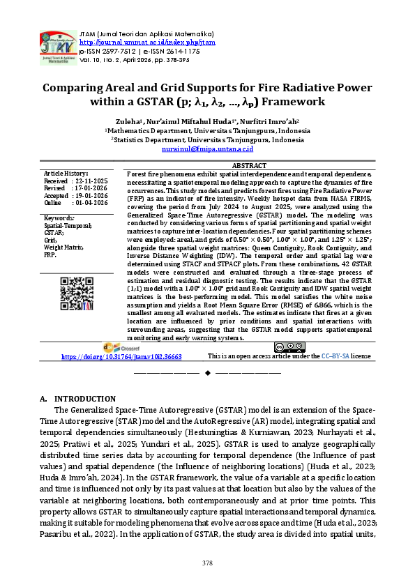 (PDF) Comparing Areal and Grid Supports for Fire Radiative Power within ...