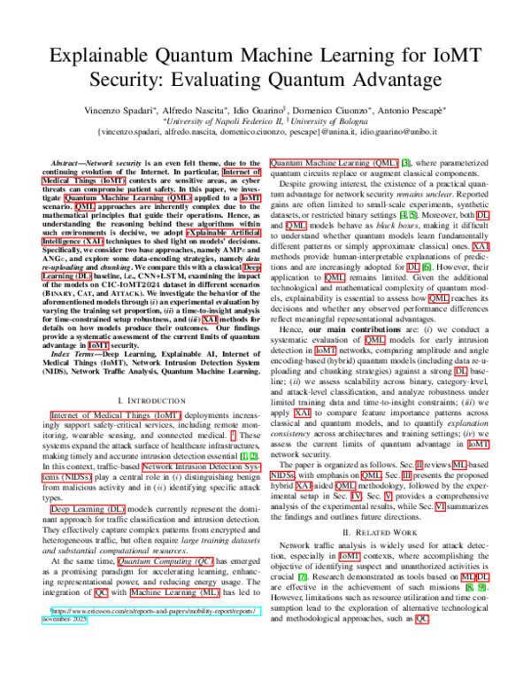 (PDF) Explainable Quantum Machine Learning for IoMT Security ...