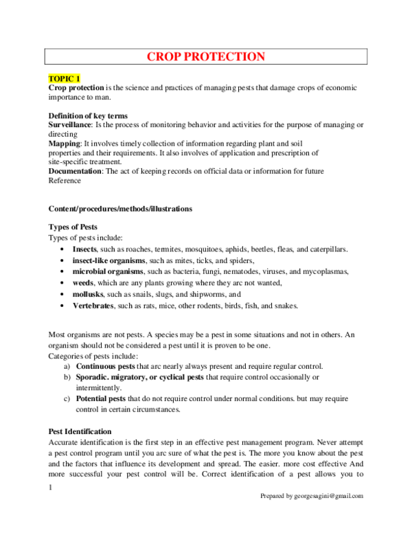 (PDF) CROP PROTECTION UNIT GUIDE