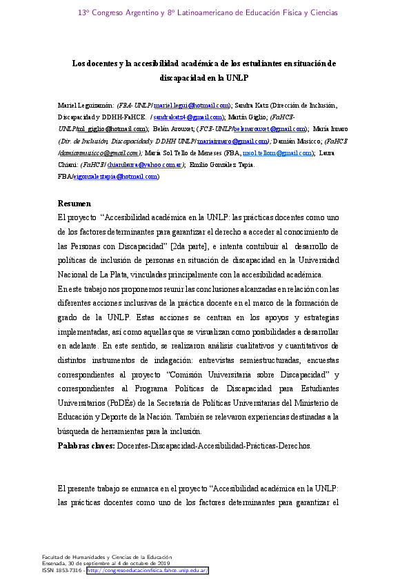 (PDF) Los docentes y la accesibilidad académica de los estudiantes en ...