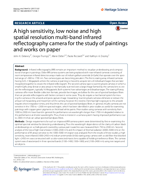(PDF) A high sensitivity, low noise and high spatial resolution multi ...
