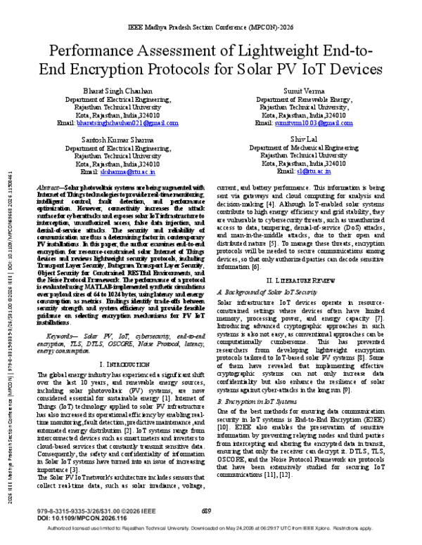 (PDF) Performance Assessment of Lightweight End-to-End Encryption ...