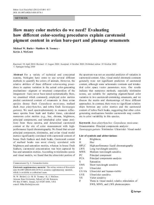 (PDF) How many color metrics do we need? Evaluating how different color ...