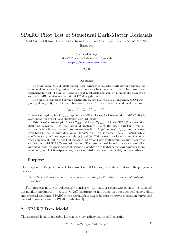 (PDF) Paper 61 - SPARC Pilot Test of Structural Dark-Matter Residuals ...