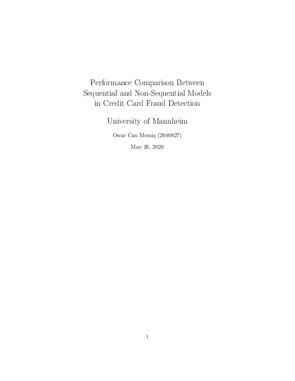 (PDF) Performance Comparison Between Sequential and Non-Sequential ...