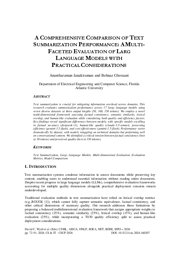 (PDF) A Comprehensive Comparison of Text Summarization Performance: A ...