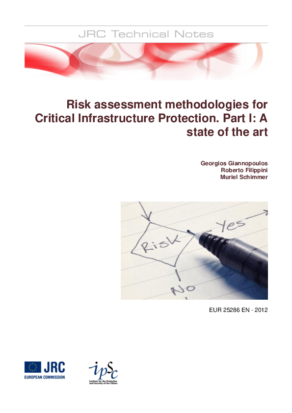 (PDF) Risk assessment methodologies for Critical Infrastructure ...