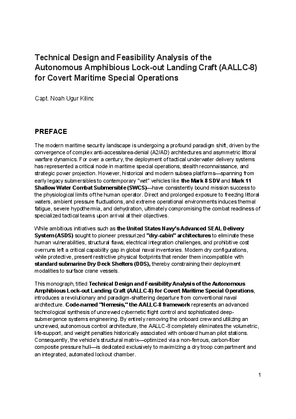 (PDF) Technical Design and Feasibility Analysis of the Autonomous ...