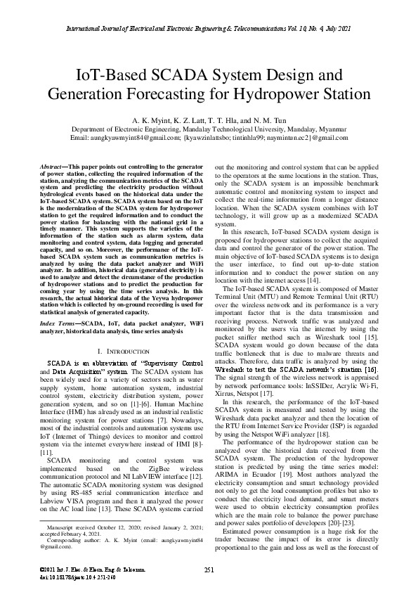 (PDF) IoT-Based SCADA System Design and Generation Forecasting for ...