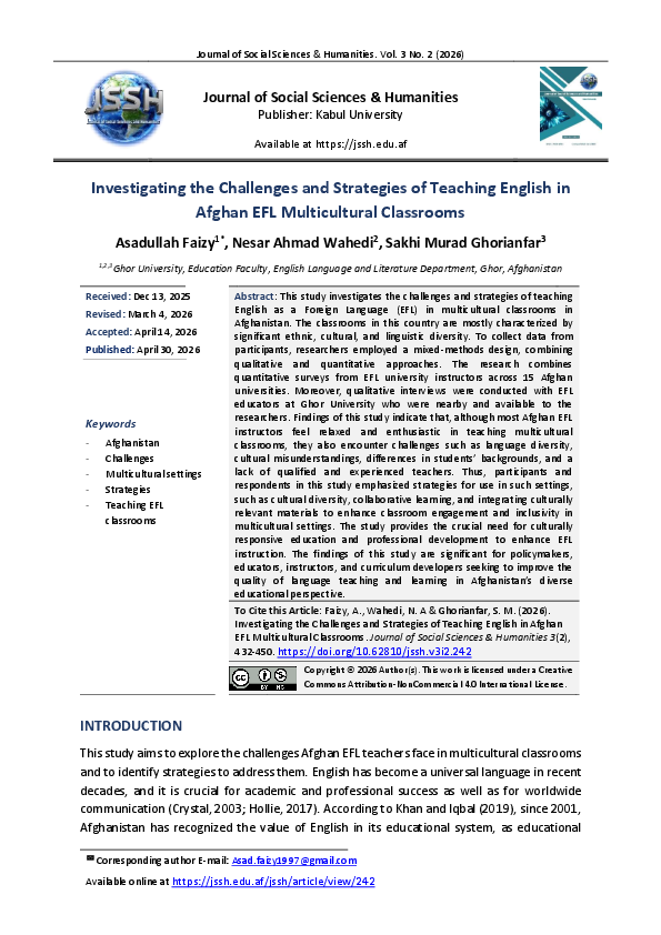 (PDF) Investigating the Challenges and Strategies of Teaching English ...