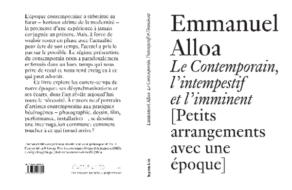 (PDF) Le contemporain, l'intempestif et l'imminent. Petits arrangements ...