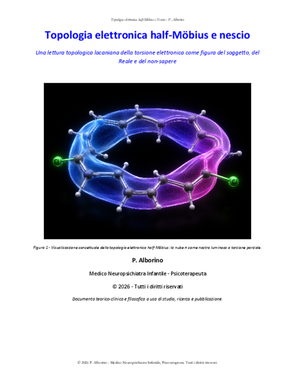 (PDF) Topologia elettronica half Mobius Nescio P Alborino