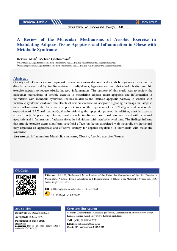 (PDF) A Review of the Molecular Mechanisms of Aerobic Exercise in ...