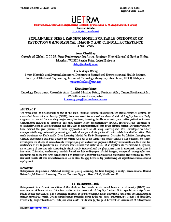 (PDF) Explainable Deep Learning Model for Early Osteoporosis Detection ...