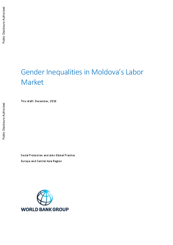 (PDF) Gender Inequalities in Moldova's Labor Market