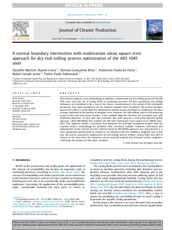 (PDF) A normal boundary intersection with multivariate mean square ...