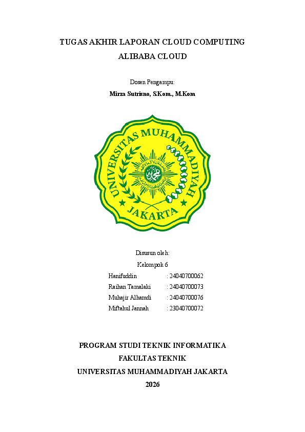 (PDF) TUGAS AKHIR LAPORAN CLOUD COMPUTING
