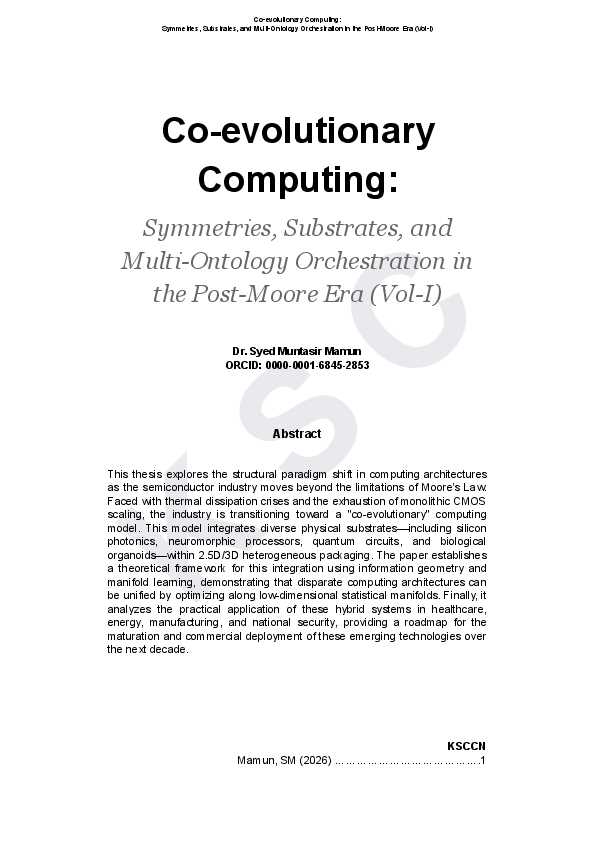(PDF) Co-evolutionary Computing: Symmetries, Substrates, and Multi ...