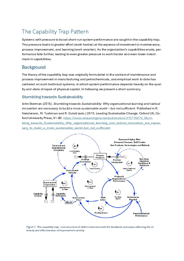 (PDF) The Capability Trap Pattern