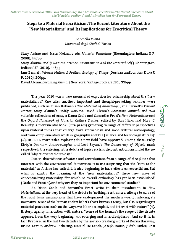 Ecocritical theory picture